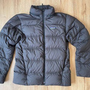 Patagonia Mens Silent Down Jacket - Size S - Forge Grey